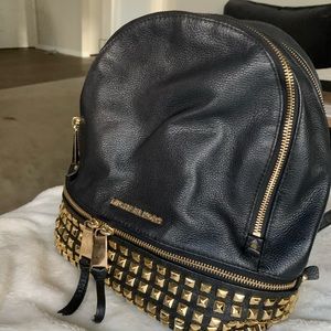 Micheal Kors studded backpack
